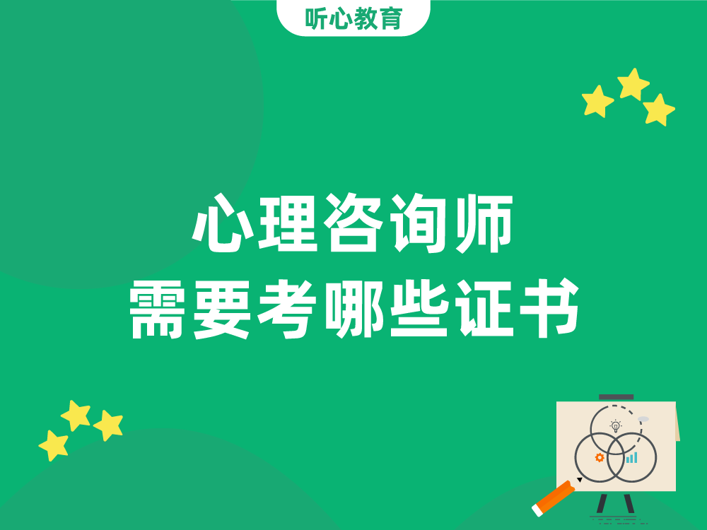 心理咨询师需要考哪些证书？